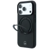 Чехол Mercedes Leather with Ring Stand для iPhone 18 Pro Max | 17 Pro Max Black (MEHMP18X25PRSMOK)