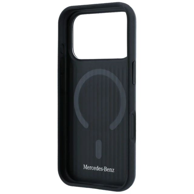 Чохол Mercedes Leather with Ring Stand для iPhone 18 Pro | 17 Pro Grey (MEHMP18L25PRSMOA)