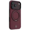 Чохол Mercedes Leather with Ring Stand для iPhone 18 Pro Max | 17 Pro Max Burgundy (MEHMP18X25PRSMOR)