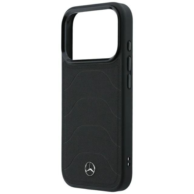 Чохол Mercedes Leather Mesh with Bow Line для iPhone 18 Pro Max | 17 Pro Max Black (MEHMP18X25PMERCK)