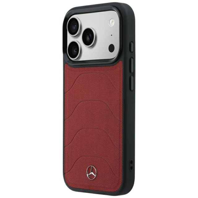 Чохол Mercedes Leather Mesh with Bow Line для iPhone 18 Pro Max | 17 Pro Max Red (MEHMP18X25PMERCR)