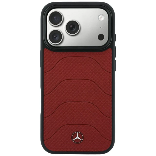Чохол Mercedes Leather Mesh with Bow Line для iPhone 18 Pro Max | 17 Pro Max Red (MEHMP18X25PMERCR)