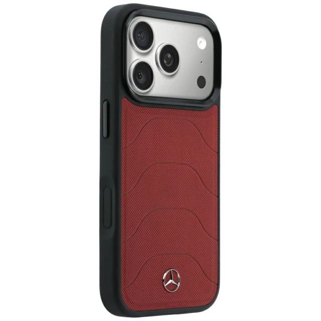 Чохол Mercedes Leather Mesh with Bow Line для iPhone 18 Pro Max | 17 Pro Max Red (MEHMP18X25PMERCR)