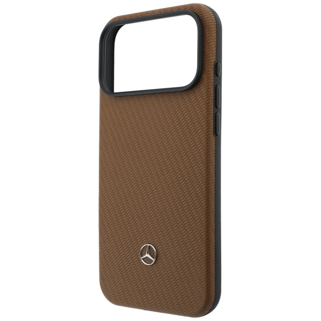 Чохол Mercedes Grill Pattern Leather + Wallet для iPhone 18 Pro Max | 17 Pro Max Beige (MEHMBWP18X25PWPCA)
