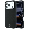 Чохол Mercedes Grill Pattern Leather для iPhone 18 Pro | 17 Pro Black (MEHMBWP18L25PWPK)