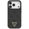 Чохол Guess Leather 4G Triangle Strass для iPhone 18 Pro | 17 Pro Black (GUHMP18LP4TDPLK)
