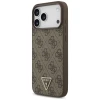 Чохол Guess Leather 4G Triangle Strass для iPhone 18 Pro Max | 17 Pro Max Brown (GUHMP18XP4TDPW)