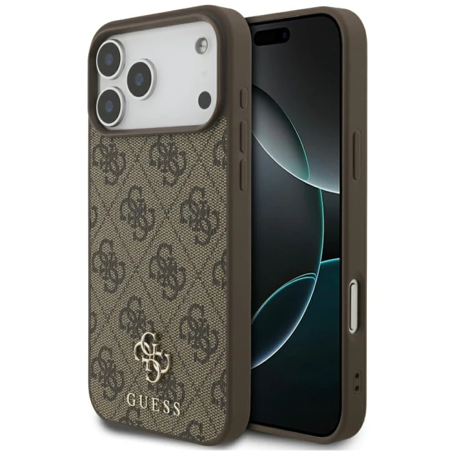 Чохол Guess 4G Small Classic Logo для iPhone 18 Pro Max | 17 Pro Max Brown (GUHMP18XP4SM4MW)