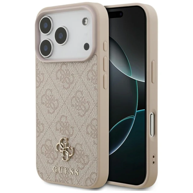 Чохол Guess 4G Small Classic Logo для iPhone 18 Pro | 17 Pro Pink (GUHMP18LP4SM4MP)