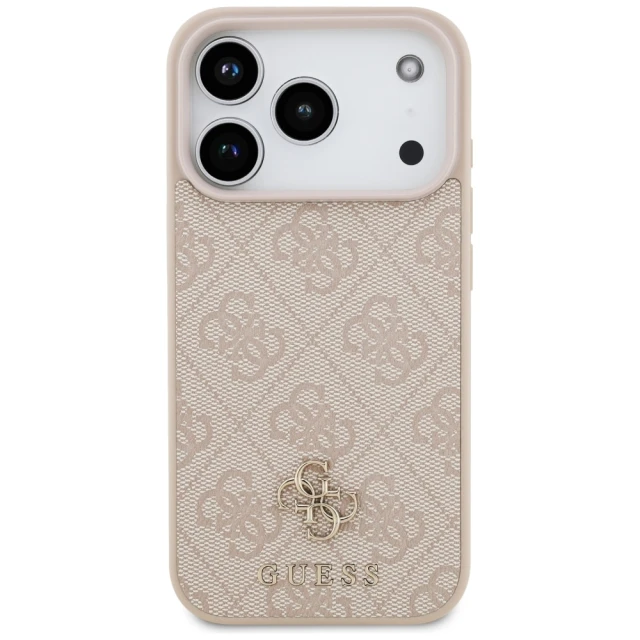 Чохол Guess 4G Small Classic Logo для iPhone 18 Pro | 17 Pro Pink (GUHMP18LP4SM4MP)