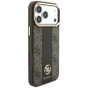 Чохол Guess 4G with Stripe Round and Classic Logos для iPhone 18 Pro | 17 Pro Brown (GUHMP18L6P4G4RCW)