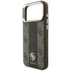 Чохол Guess 4G with Stripe Round and Classic Logos для iPhone 18 Pro | 17 Pro Brown (GUHMP18L6P4G4RCW)