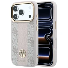 Чохол Guess 4G with Stripe Round Classic Logos для iPhone 18 Pro Max | 17 Pro Max Pink (GUHMP18X6P4G4RCP)