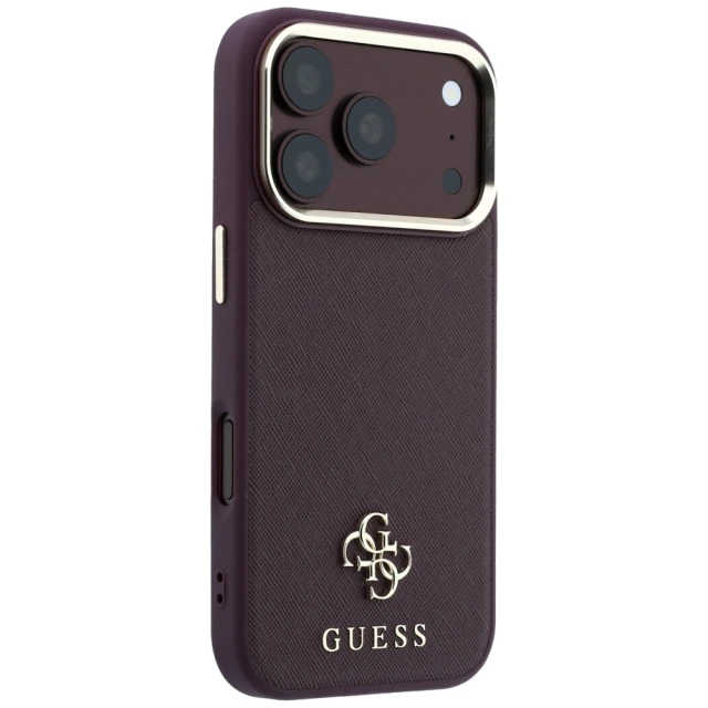 Чохол Guess Saffiano Small 4G & Classic Logo для iPhone 18 Pro Max | 17 Pro Max Red (GUHMP18X6PSA4DMU)