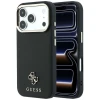 Чехол Guess Saffiano Small 4G & Classic Logo для iPhone 18 Pro | 17 Pro Black (GUHMP18L6PSA4DMK)
