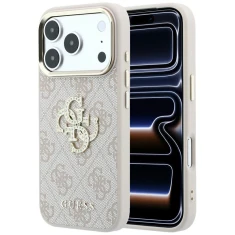 Чохол Guess 4G & Big Strass Logo для iPhone 18 Pro Max | 17 Pro Max Pink (GUHCP18X6P4DSMLP)