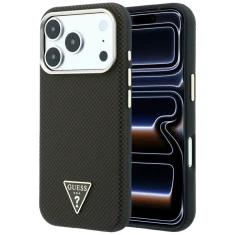 Чохол Guess Kevlar Triangle Logo для iPhone 18 Pro Max | 17 Pro Max Brown (GUHMP18X6PWKSGTW)