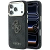 Чохол Guess 4G & Big Resin Logo для iPhone 18 Pro | 17 Pro Black (GUHCP18L6P4SRMLK)