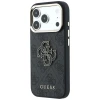 Чохол Guess 4G & Big Resin Logo для iPhone 18 Pro | 17 Pro Black (GUHCP18L6P4SRMLK)