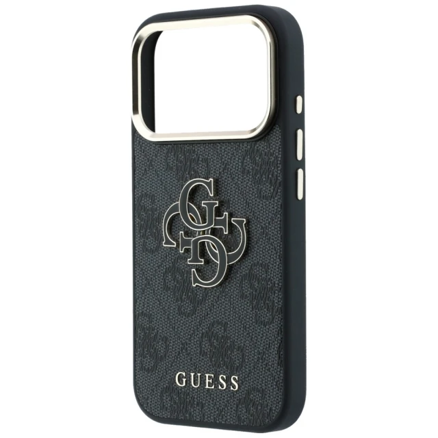 Чохол Guess 4G & Big Resin Logo для iPhone 18 Pro Max | 17 Pro Max Black (GUHCP18X6P4SRMLK)