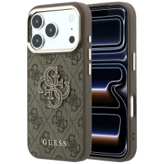 Чохол Guess 4G & Big Resin Logo для iPhone 18 Pro Max | 17 Pro Max Brown (GUHCP18X6P4SRMLW)