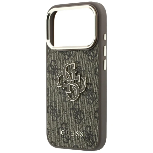 Чохол Guess 4G & Big Resin Logo для iPhone 18 Pro Max | 17 Pro Max Brown (GUHCP18X6P4SRMLW)