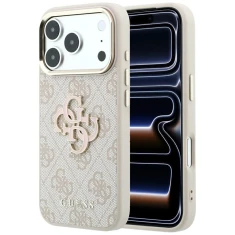 Чохол Guess 4G & Big Resin Logo для iPhone 18 Pro Max | 17 Pro Max Pink (GUHCP18X6P4SRMLP)