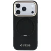 Чохол Guess Ring Stand 360 Grained Classic Logo для iPhone 18 Pro Max | 17 Pro Max Black (GUHMP18X6PSGRSCLK)