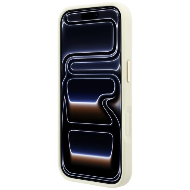 Чохол Guess Ring Stand 360 Grained Classic Logo для iPhone 18 Pro Max | 17 Pro Max Beige (GUHMP18X6PSGRSCLE)