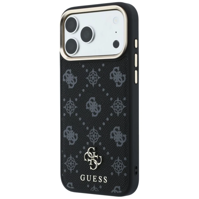 Чохол Guess Peony 4G Small Logo для iPhone 18 Pro | 17 Pro Black (GUHMP18L6PGS4NPK)