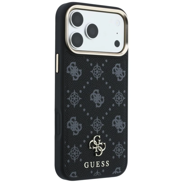 Чохол Guess Peony 4G Small Logo для iPhone 18 Pro | 17 Pro Black (GUHMP18L6PGS4NPK)
