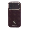Чохол Guess Peony 4G Small Logo для iPhone 18 Pro | 17 Pro Burgundy (GUHMP18L6PGS4NPU)