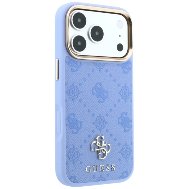 Чехол Guess Peony 4G Small Logo для iPhone 18 Pro Max | 17 Pro Max Light Blue (GUHMP18X6PGS4NPB)