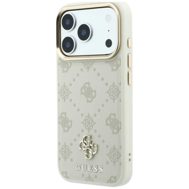 Чохол Guess Peony 4G Small Logo для iPhone 18 Pro | 17 Pro Beige (GUHMP18L6PGS4NPE)