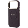 Чохол Guess Saffiano Peony & Ring для iPhone 18 Pro | 17 Pro Burgundy (GUHMP18LPSAMSECU)