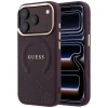 Чохол Guess Saffiano Peony & Ring для iPhone 18 Pro Max Burgundy (GUHMP18XPSAMSECU)