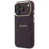 Чохол Guess Saffiano Peony & Ring для iPhone 18 Pro Max Burgundy (GUHMP18XPSAMSECU)