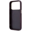 Чохол Guess Saffiano Peony & Ring для iPhone 18 Pro Max Burgundy (GUHMP18XPSAMSECU)