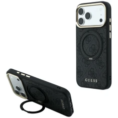 Чохол Guess Ring Stand 360 4G Classic Logo для iPhone 18 Pro Max | 17 Pro Max Black (GUHMP18X6PS4RSCLK)