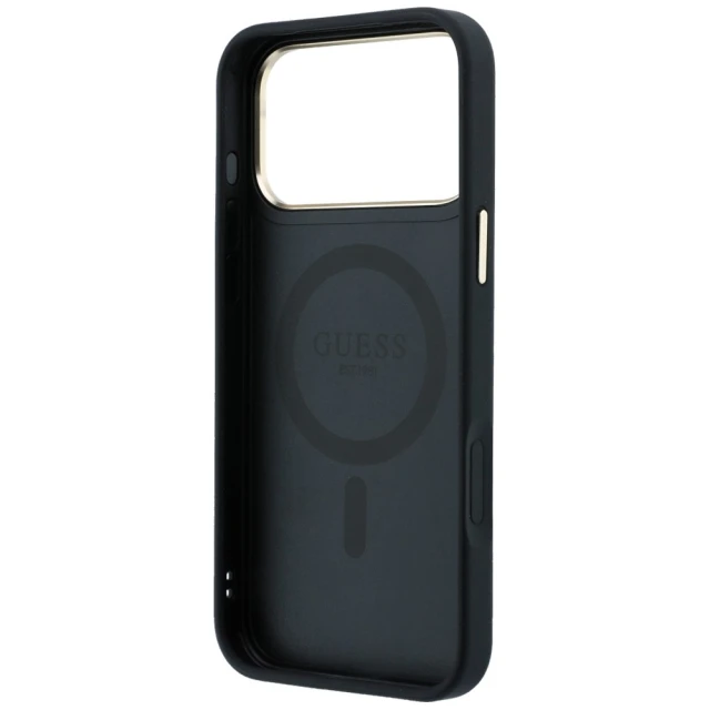 Чохол Guess Ring Stand 360 4G Classic Logo для iPhone 18 Pro Max | 17 Pro Max Black (GUHMP18X6PS4RSCLK)