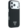 Чохол Guess Grained Triangle Logo для iPhone 18 Pro Max | 17 Pro Max Black (GUHMP18XPGSMTLSK)