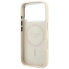 Чохол Guess Grained Triangle Logo для iPhone 18 Pro Max | 17 Pro Max Beige (GUHMP18XPGSMTLSE)