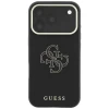 Чохол Guess Grained & Big Resin Logo для iPhone 18 Pro | 17 Pro Black (GUHCP18L6PSS4RGK)