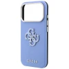 Чохол Guess Grained & Big Resin Logo для iPhone 18 Pro | 17 Pro Blue (GUHCP18L6PSS4RGB)
