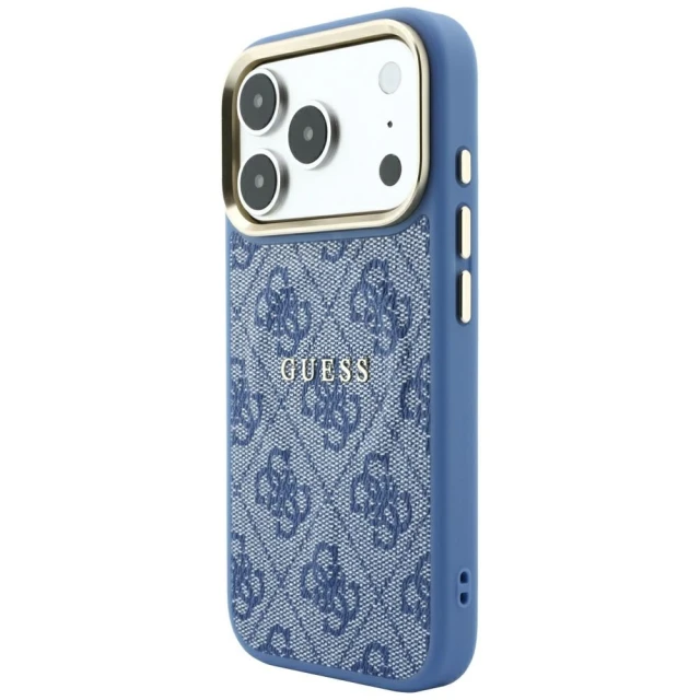 Чехол Guess Embossed 4G Classic для iPhone 18 Pro Max | 17 Pro Max Blue (GUHMP18XP4MSEGCB)