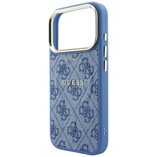 Чехол Guess Embossed 4G Classic для iPhone 18 Pro Max | 17 Pro Max Blue (GUHMP18XP4MSEGCB)