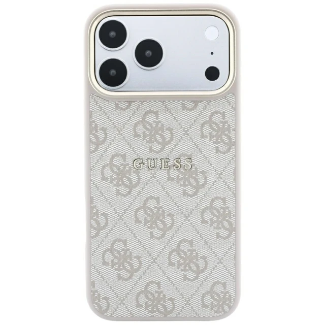 Чохол Guess Embossed 4G Classic MagSafe для iPhone 18 Pro | 17 Pro Pink (GUHMP18LP4MSEGCP)