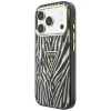 Чохол Guess IML Zebra Glitter Triangle Logo для iPhone 18 Pro Max | 17 Pro Max Silver (GUHMP18X6HZPGTLS)