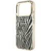 Чохол Guess IML Zebra Glitter Triangle Logo для iPhone 18 Pro | 17 Pro Gold (GUHMP18L6HZPGTLD)
