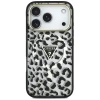 Чохол Guess IML Leopard Glitter Triangle Logo для iPhone 18 Pro | 17 Pro Black (GUHMP18LHLEGTGLK)